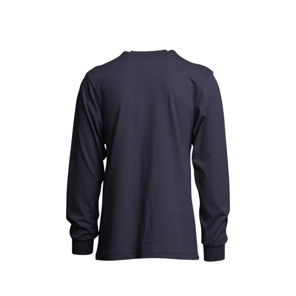 LAPCO 7 oz FR Henley Long Sleeve Shirt in Navy
